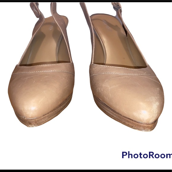 Size 10 Nine West Tan Leather 4” Heels - Picture 6 of 13